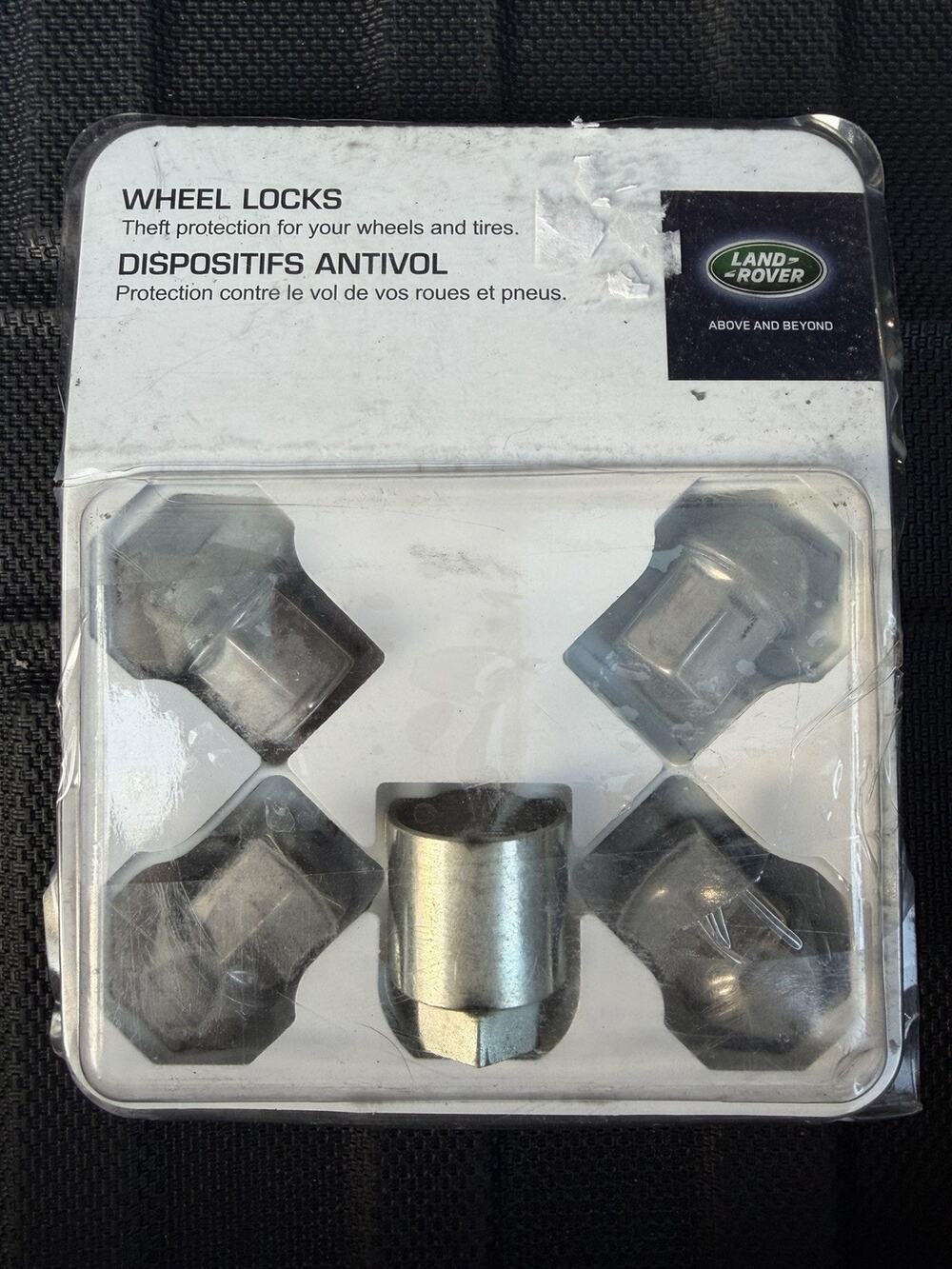 OME Land Rover Wheel Locks-theft protection for tires- Chrome Look LR008794